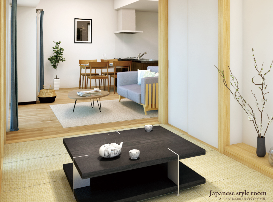 （A1タイプ（4LDK）室内完成予想図）Japanese style room